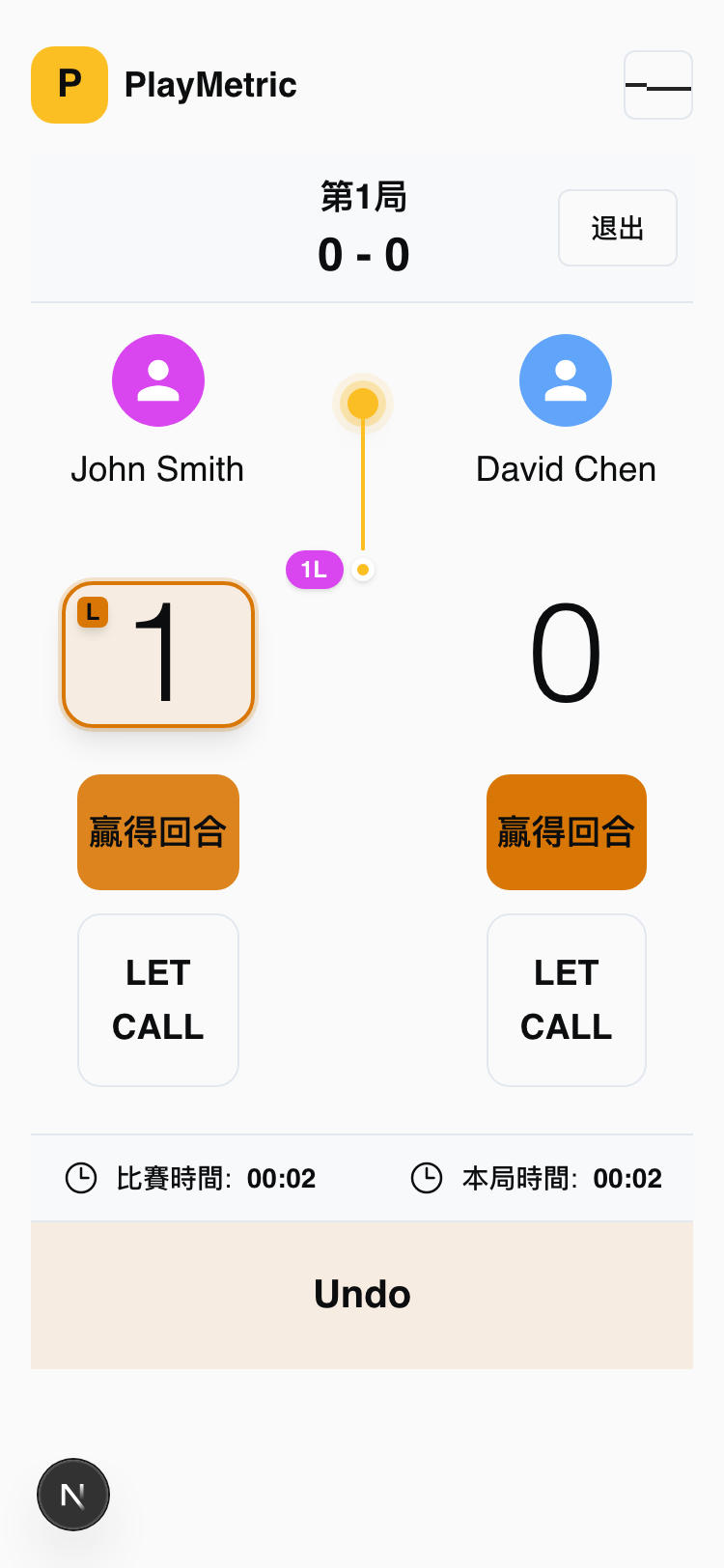 已記錄分數